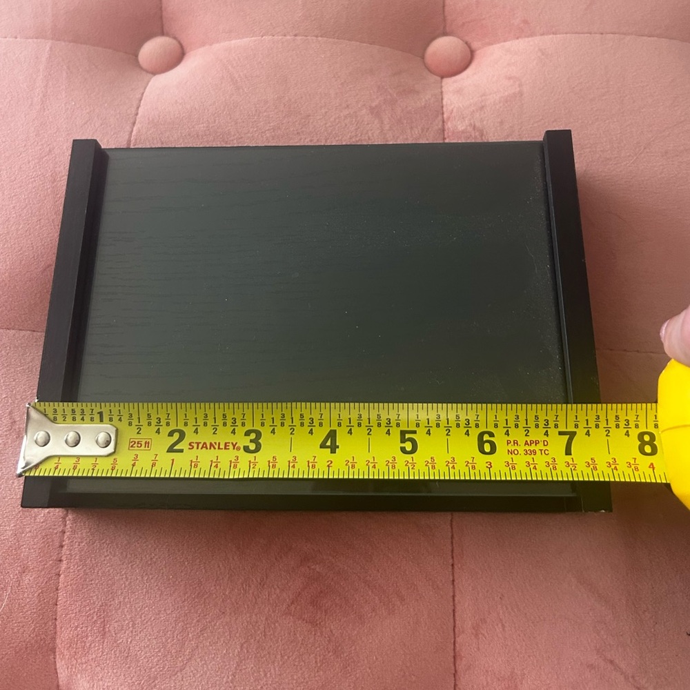 Black Wooden Photo Frame – 7” x 5”